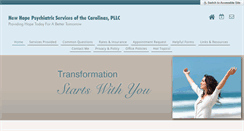Desktop Screenshot of newhopepsychiatric.com