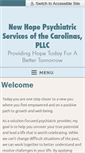 Mobile Screenshot of newhopepsychiatric.com